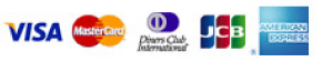 VISA/MasterCard/Diner's Club/JCB/AMERICAN EXPRESS